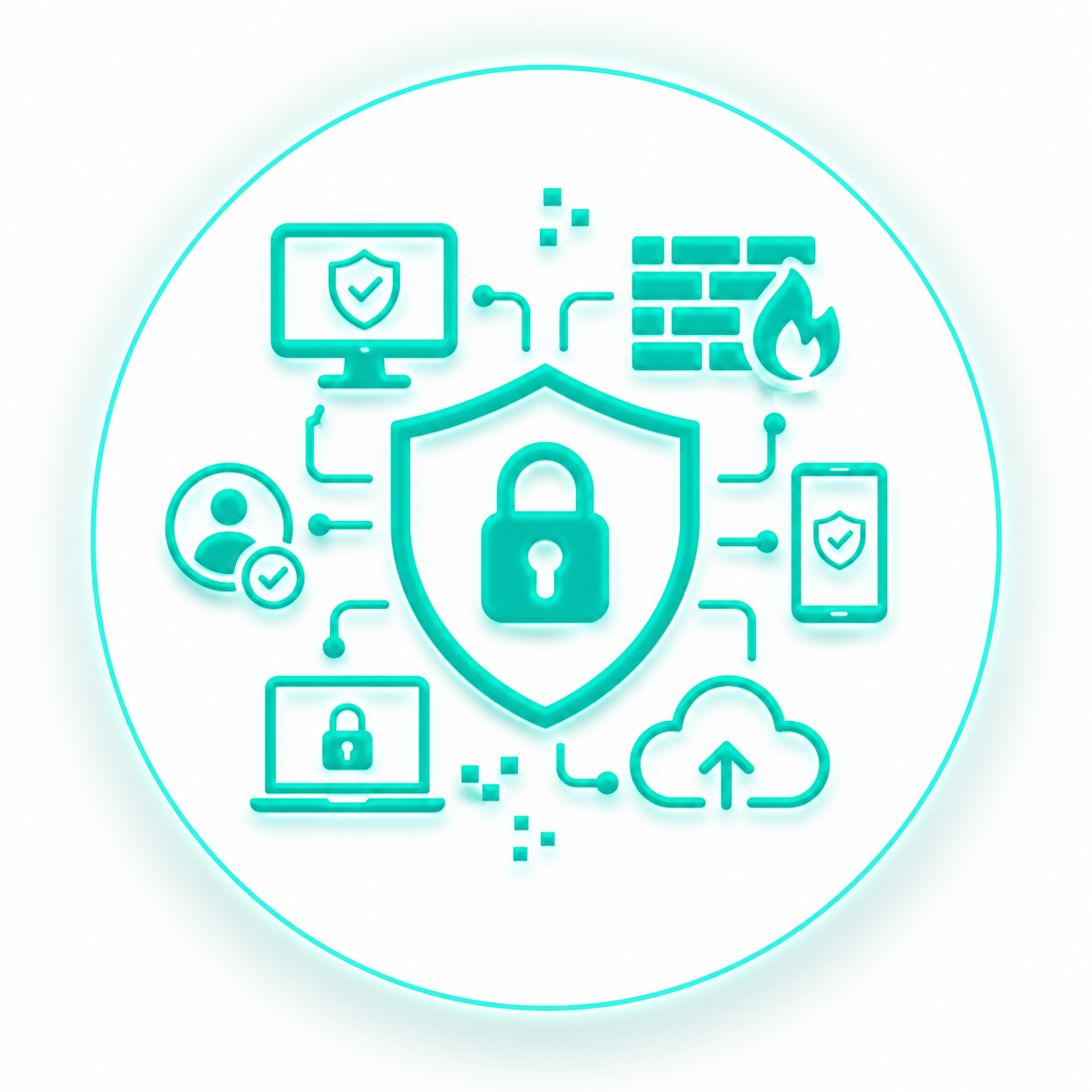 Ilustração de proteção operacional